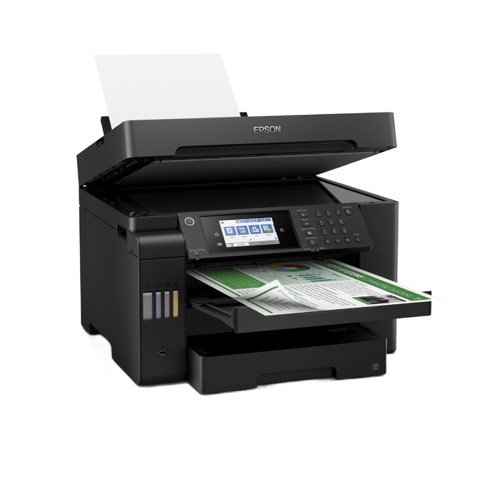 Epson Ink Tank Color Printer L15180 A3 Multi Function with Duplex | Fax | Lan | ADF | WiFi view 2
